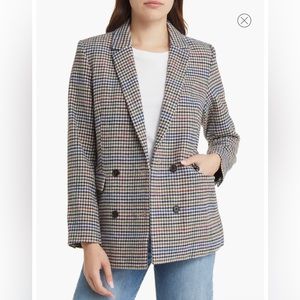 EUC Rails Jac Blazer in Cambridge Plaid - size M (8-10)